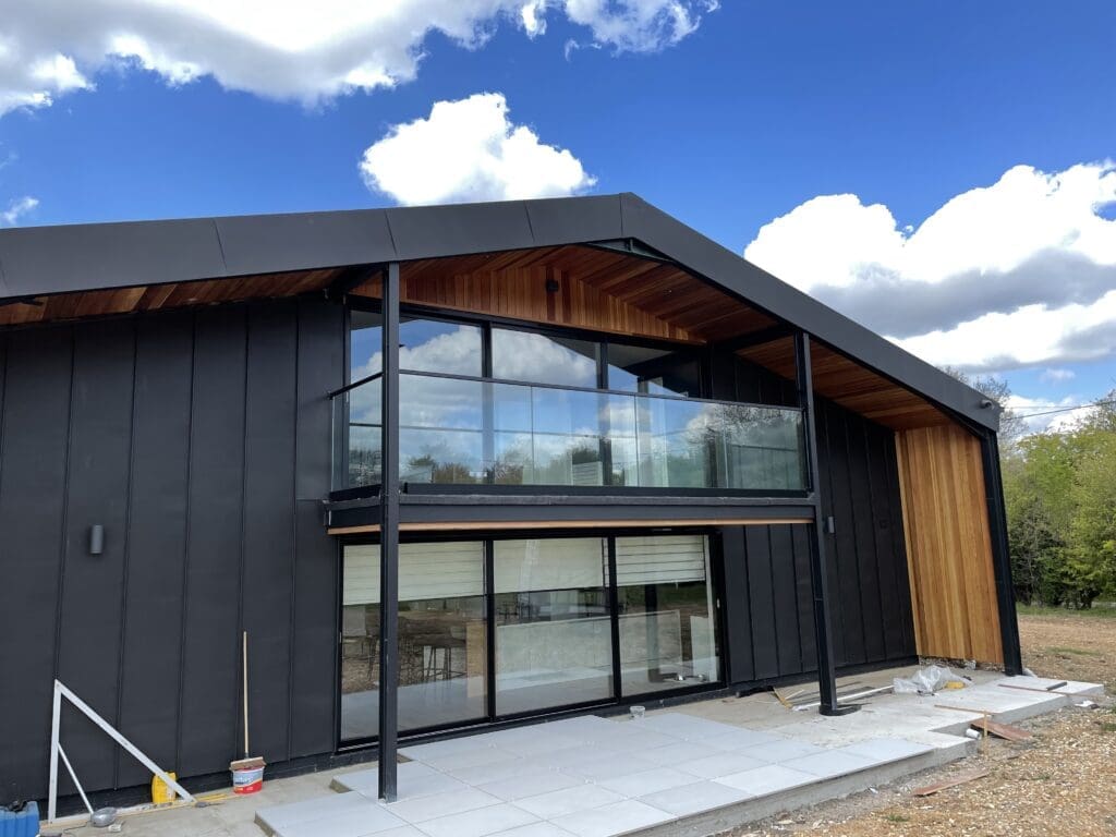 Bespoke Frameless Glass Balustrade for Steel Balcony system