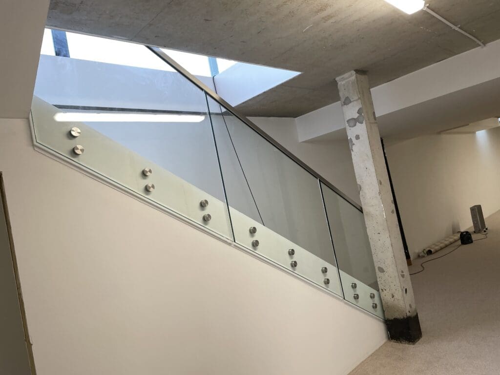 Bespoke Glass Staircase Balustrade