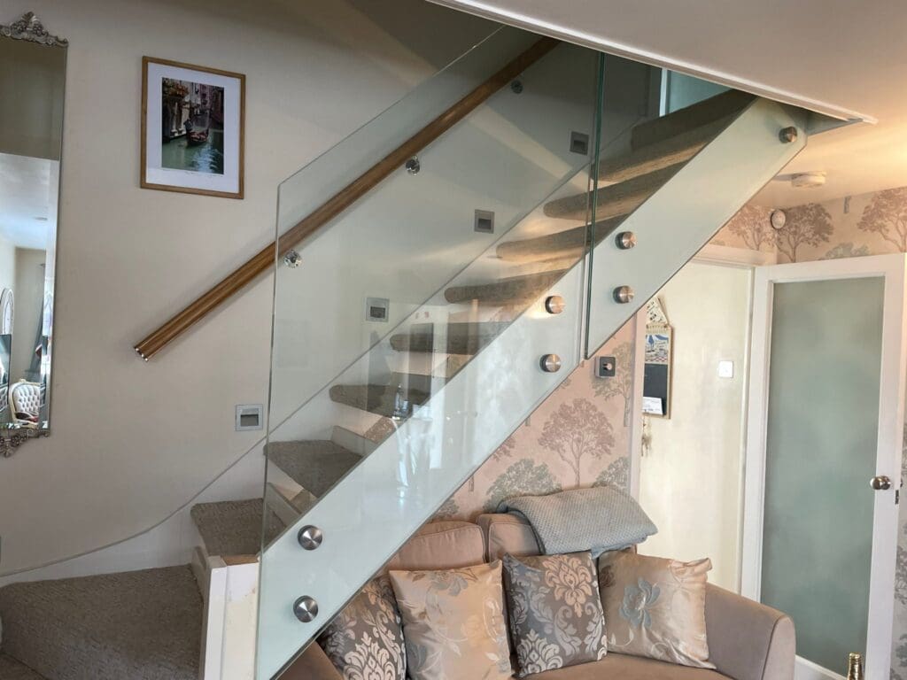 Glass Staircase Panels In Essex 3