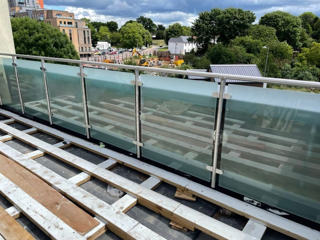 Glass Balustrade For Decking In Essex 7