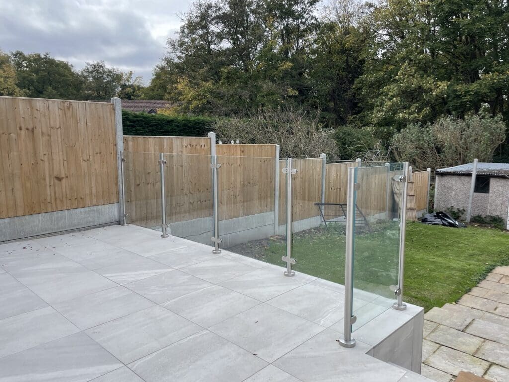 Glass balustrades supplied and installed in Brentwood, Essex