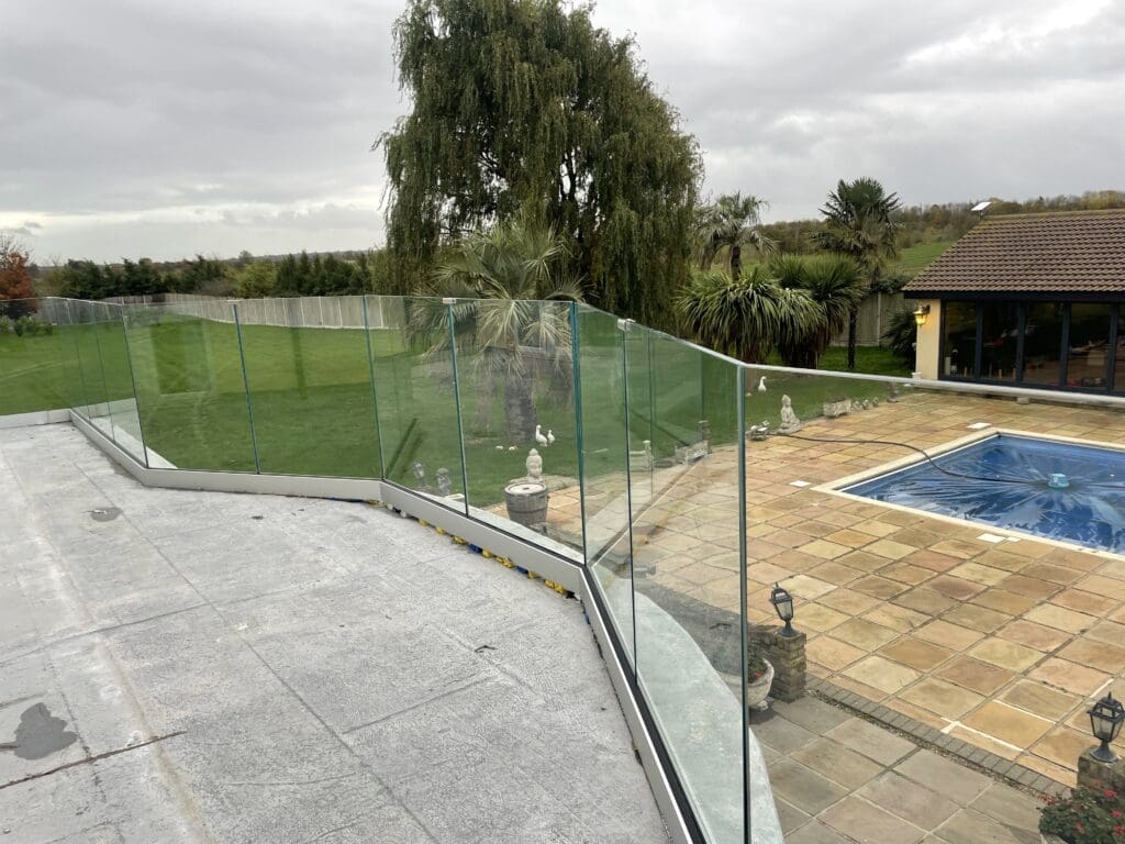 Glass Balcony Balustrades 11 Frameless glass balustrade for a balcony area