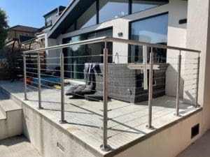 Wire Balustrade - South Woodford
