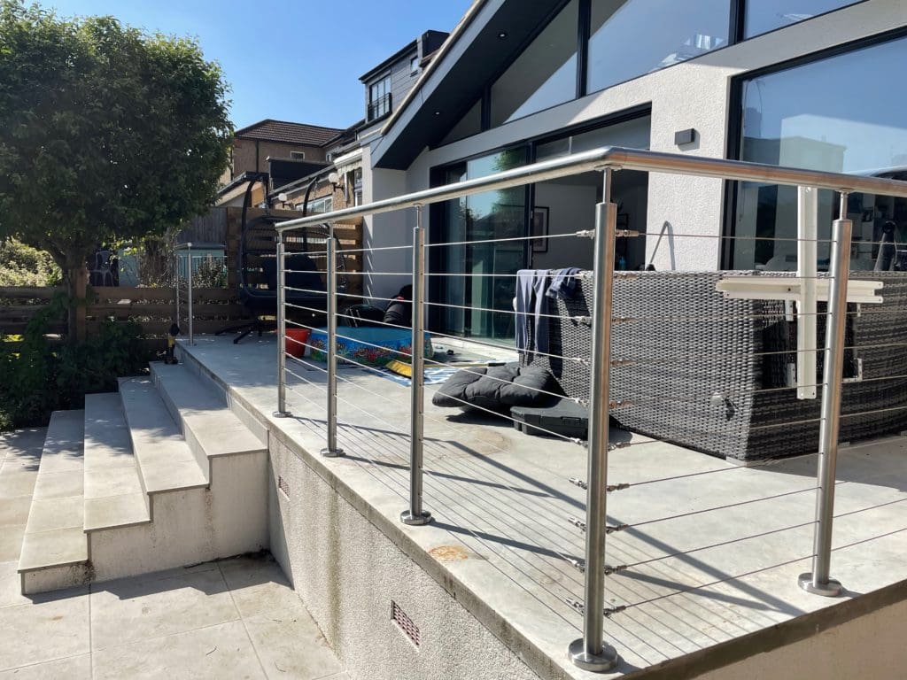 Wire Balustrade - South Woodford