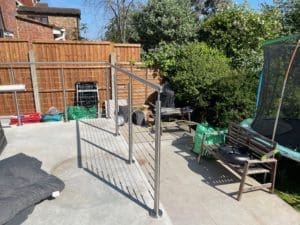 Wire Balustrade - South Woodford