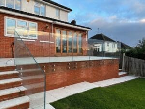 Frameless glass balustrade - Billericay