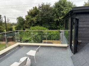Glass balcony balustrade - Sandon, Chelmsford