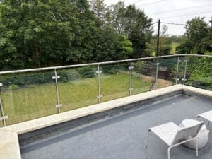 Glass balcony balustrade - Sandon, Chelmsford