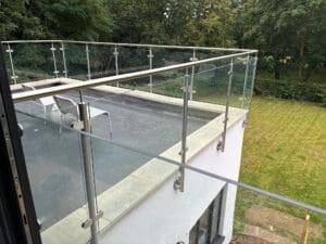 Glass balcony balustrade - Sandon, Chelmsford