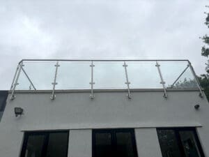 Glass balcony balustrade - Sandon, Chelmsford