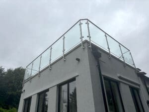 Glass balcony balustrade - Sandon, Chelmsford