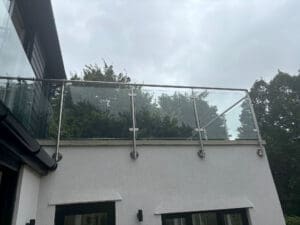 Glass balcony balustrade - Sandon, Chelmsford