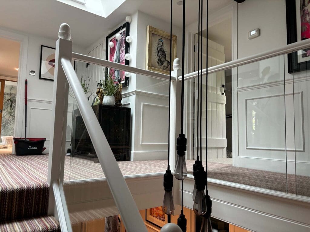 Glass Staircases in Herne Bay, Visage Glass & Steel 4 Staircase renovation - Tenterden, Kent