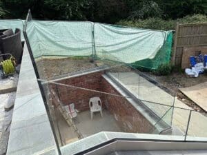 Frameless glass balustrade - Brentwood