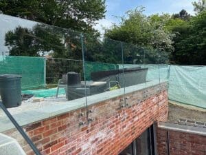 Frameless glass balustrade - Brentwood